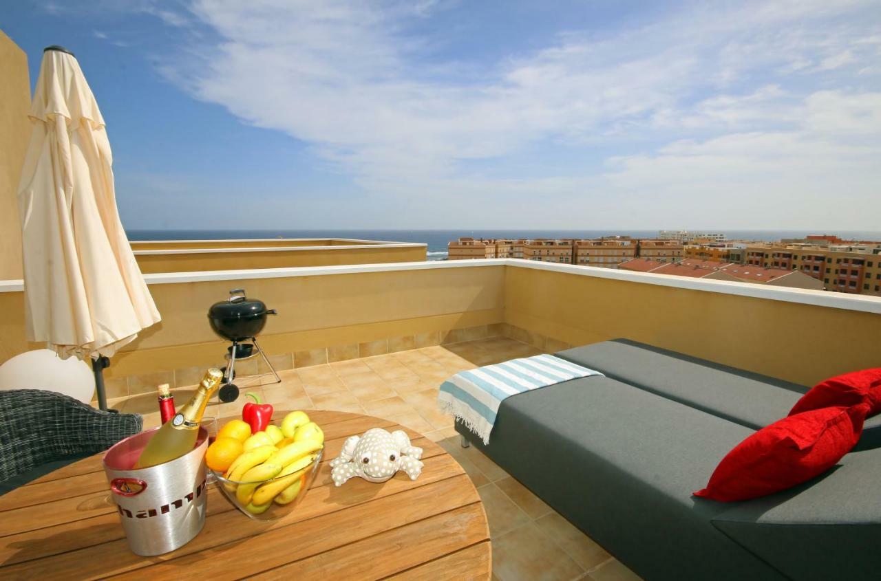 דירות אל מדאנו La Perla By Rentmedano Superb Luxury Duplex, Private Roof Terrace, Ocean View, Pool, Wifi And Parking מראה חיצוני תמונה